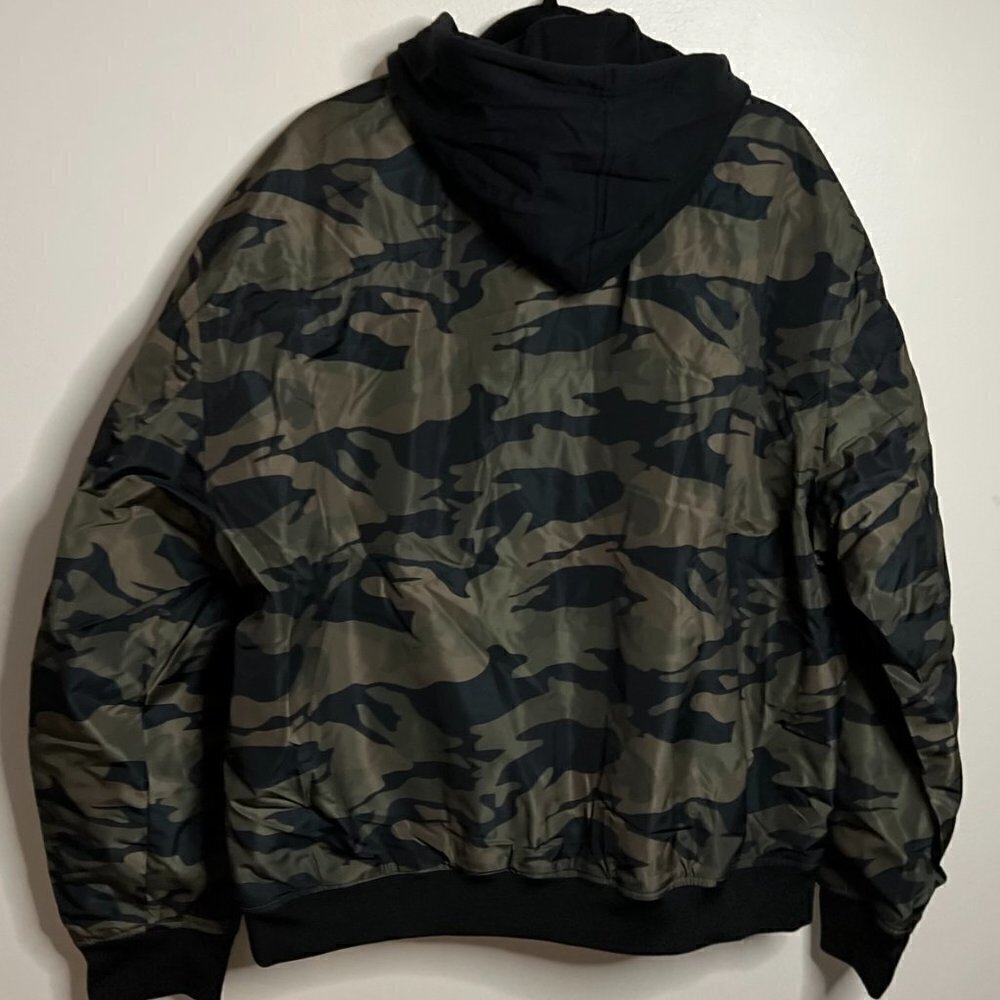 Aerpostale  Camo Hooded Bomber Jacket Camo Hooded Bomber Size XL - Picture 5 of 9